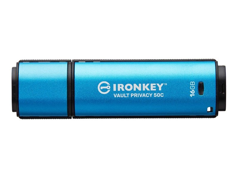 Kingston IronKey Vault Privacy 50 Encrypted USB-C FIPS197 16GB
