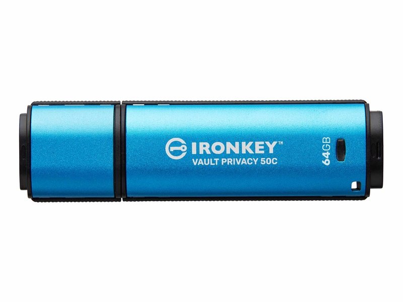 Kingston IronKey Vault Privacy 50 Encrypted USB-C FIPS197 64GB