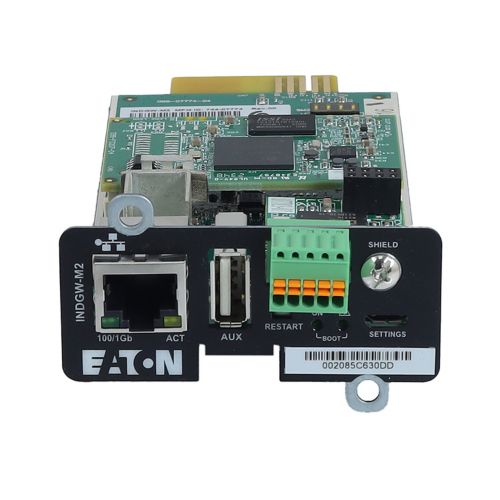 EATON INDGW-M2 Modbus TCP/RTU Industrial Gateway Card Mini-Slot for UPS