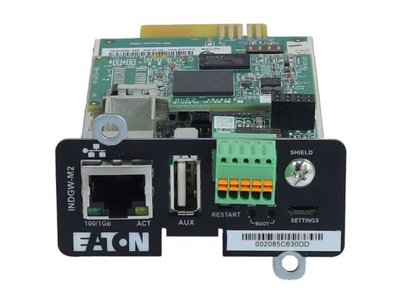 EATON INDGW-M2 Modbus TCP/RTU Industrial Gateway Card Mini-Slot for UPS