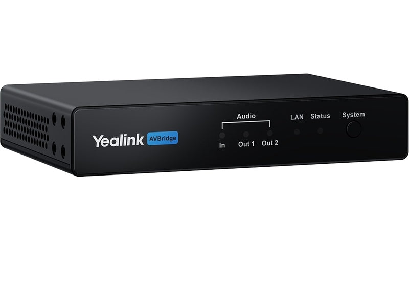 Yealink AV Bridge,CM50/CM20-Ready,Extension for A/V,Compact Pro Audio,Essential Tuning Built-In,Effortless Setup