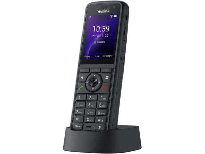 Yealink AX86R Rugged Wi-Fi IP Phone, 2.4" Color Display, IP67 Rated, HD Audio, Bluetooth 5.0, Wi-Fi 6, 13h Talk Time, 4 SIP Accounts, Type-C Charging