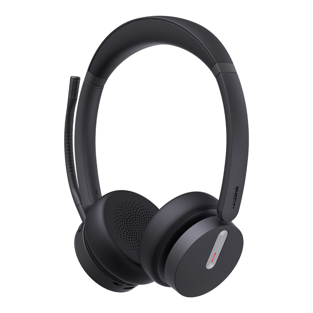 Yealink Wireless BH70 MS Stereo Bluetooth Headset, BT51 Dongle, Black, C to A Adapter