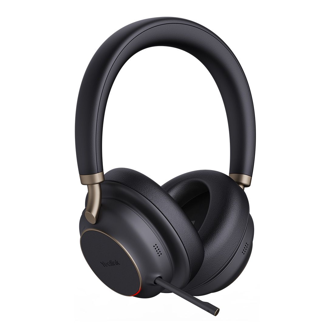 Yealink Wireless BH76 Plus MS ANC Stereo Headset, Black, USB-C Native, C to A Dongle