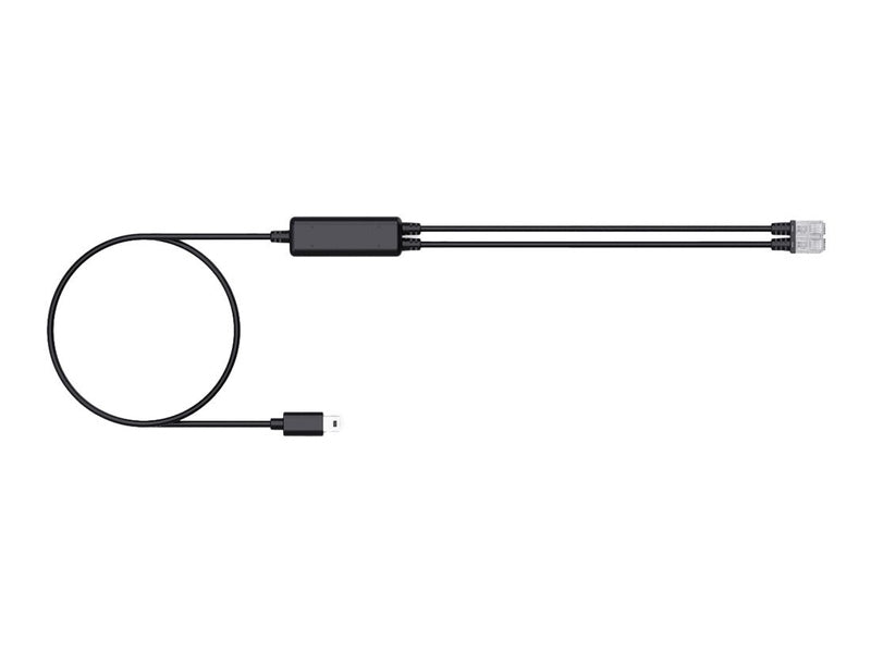 Yealink Telephone cable for WH64/WH65/WH68, Compatible with Cisco/Avaya/Poly/Grandstream/Mitel/Unify phones, without remote control feature