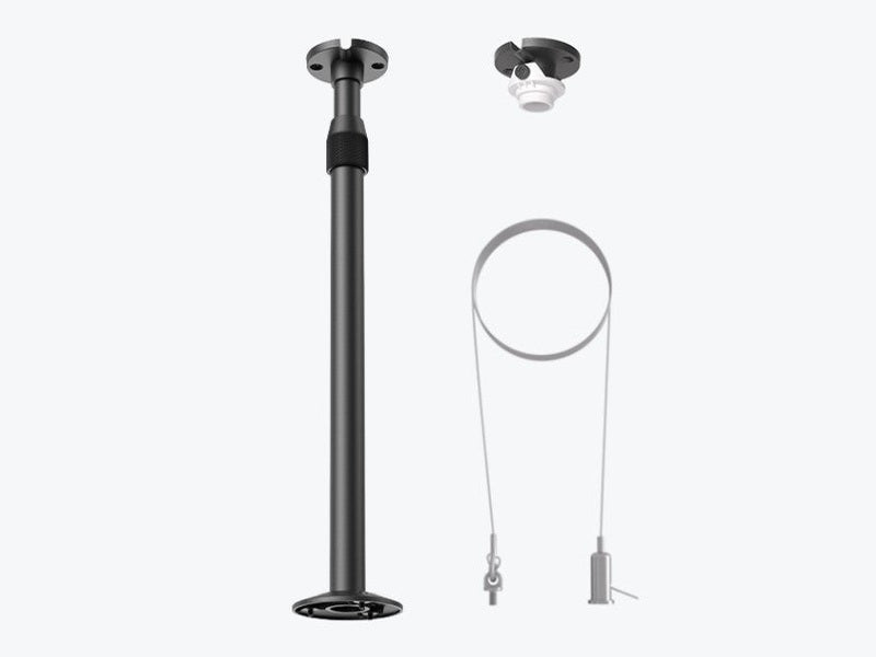 Yealink CM-MountKIT, Next-Level Mic Deployment, All-in-One Solution:Every Scenario,3 Suspension Ropes, 1 Ceiling Mount, 1 Length-Adjustable Pole