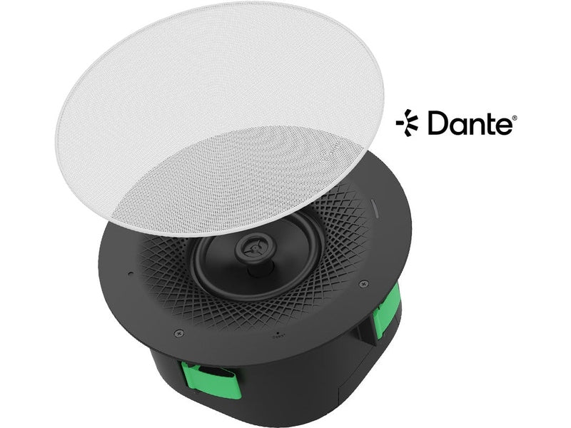 Yealink Ceiling Speaker CS10 Dante Edition, 2-Way Coaxial Dante Ceiling Loudspeaker for Exceptional Sound Quality