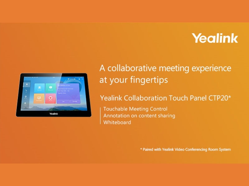 Yealink CTP20 Collaboration Touch Panel, Multiple Participants Can Annotate At The Same Time With Various Kinds of Markups