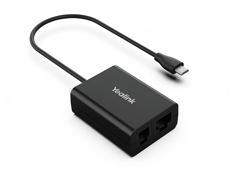 Yealink EHS60 WH6X DECT, Wireless Headset Adapter for WH6x Yealink headsets, USB, Plug And Play