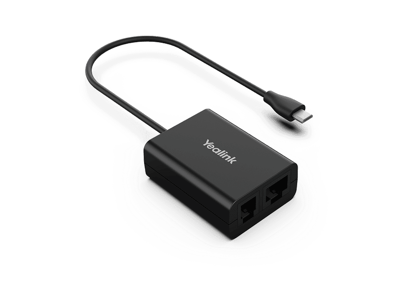 Yealink EHS61 Wireless Headset Adapter for WH62/3, Compatible with Unify/Mitel/Yealink T27G/29G/4xG