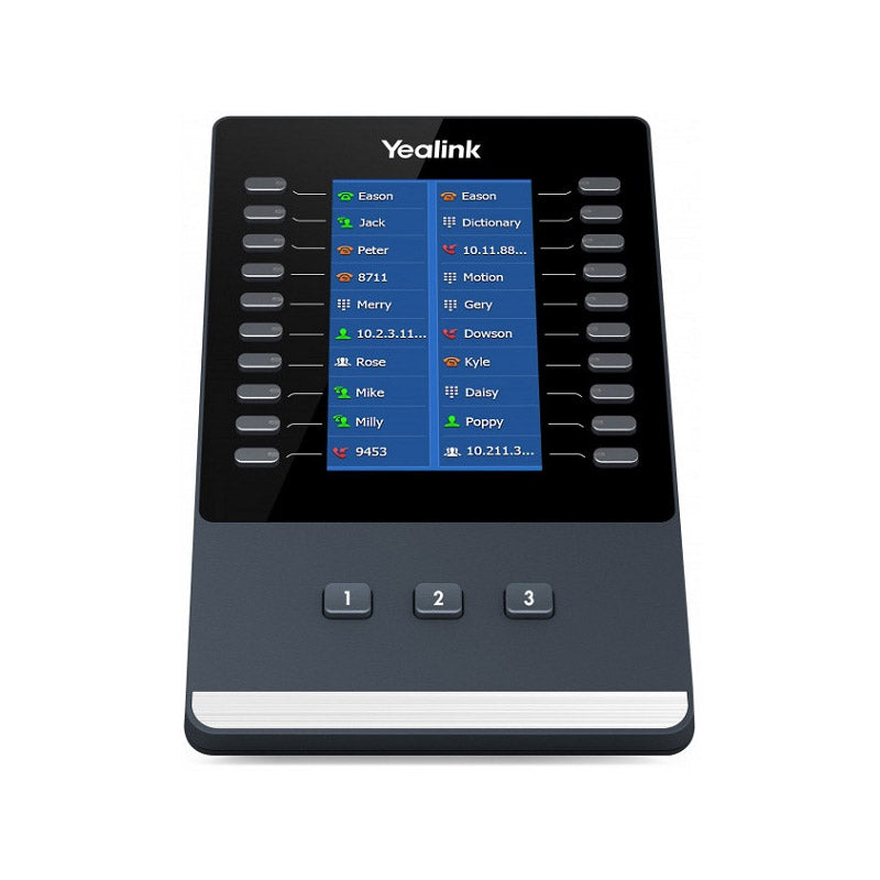 Yealink (EXP43) Color Expansion Module for Yealink T43U/T46U/T48U IP phones, Large 4.3-Inch Color-Screen LCD, Color Expansion Module, High Expansibility