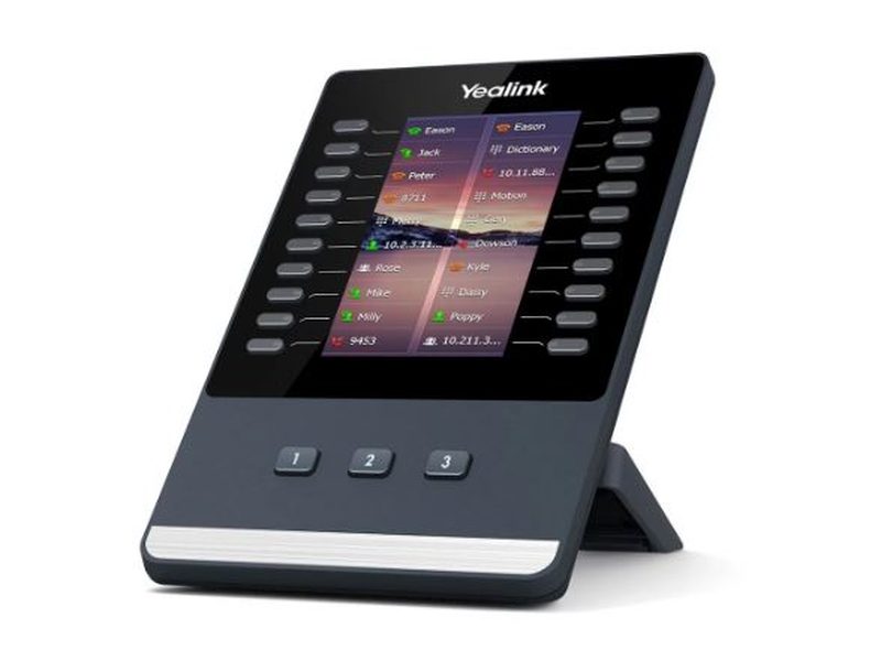 Yealink EXP43 Color Expansion Module for Yealink T43U/T46U/T48U IP phones, Large 4.3-Inch Color-Screen LCD, Color Expansion Module, High Expansibility