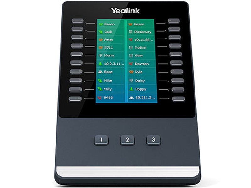 Yealink EXP50 Colour-screen Expansion Module for Yealink T5 Series IP phones, Yealink T53/T53W/T54W/T57W/T58A, T56A/ T58A/MP56/MP58/MP58-WH