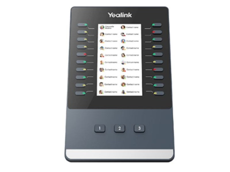 Yealink EXP50 Colour-screen Expansion Module for Yealink T5 Series IP phones, Yealink T53/T53W/T54W/T57W/T58A, T56A/ T58A/MP56/MP58/MP58-WH