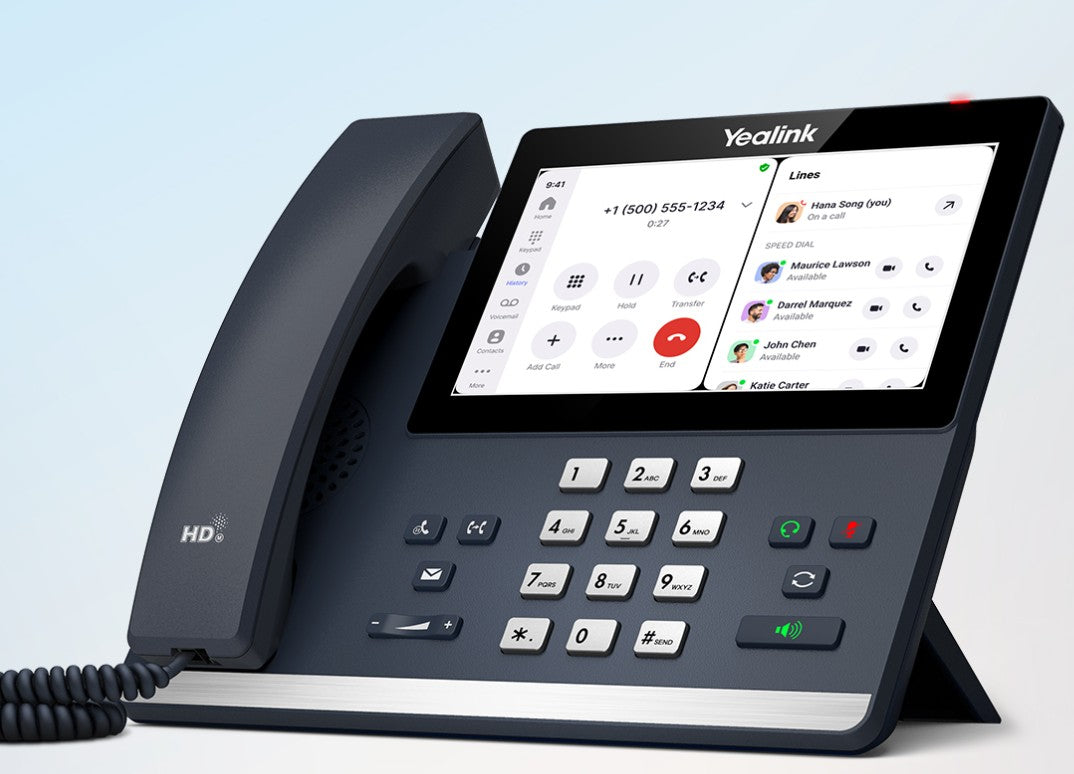Yealink MP56 Desktop Phone with Handset, 7" Touch Screen, MS Teams, 2nd Gen