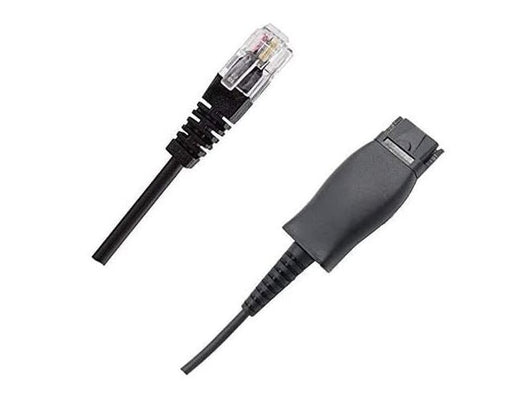 Yealink (QD-RJ9-Cord-3PTY) QD to RJ Cord for YHS36/YHS34/YHS34 Lite, Compatible with Cisco 79xx IP Phones, Avaya callmaster V and VI