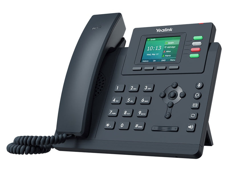 Yealink SIP-T33G 4-Line Gigabit IP Phone with Handset, 2.4" LCD Screen