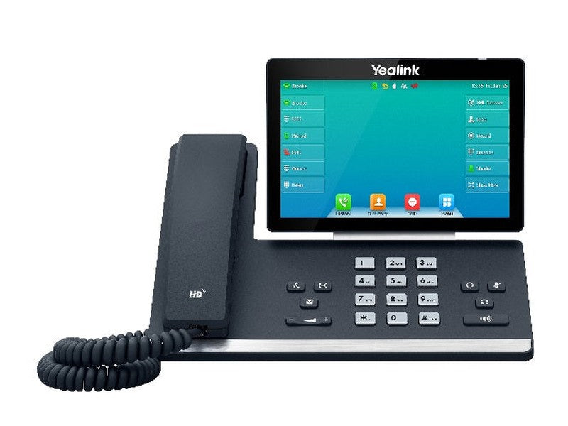 Yealink SIP-T57W 16-Line IP Phone with Handset, Bluetooth and Wi-Fi, 7" LCD Screen