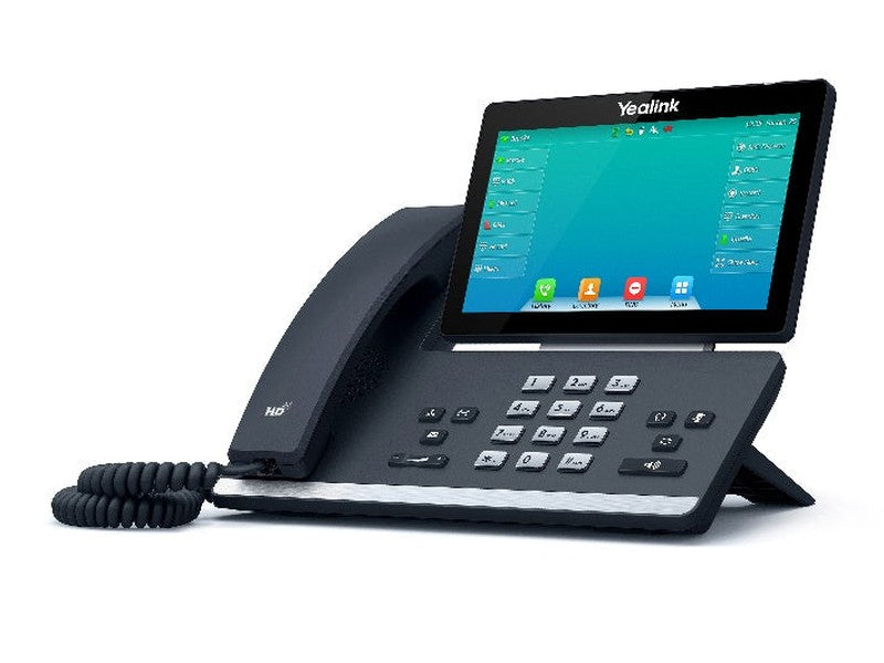 Yealink SIP-T57W 16-Line IP Phone with Handset, Bluetooth and Wi-Fi, 7" LCD Screen