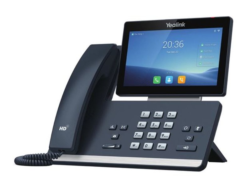 Yealink SIP-T58W 16 Line IP HD Android Phone, 7" 1024 x 600 colour touch screen, HD voice, Dual Gig Ports, Built in Bluetooth and WiFi, 2 x USB 2.0 Port