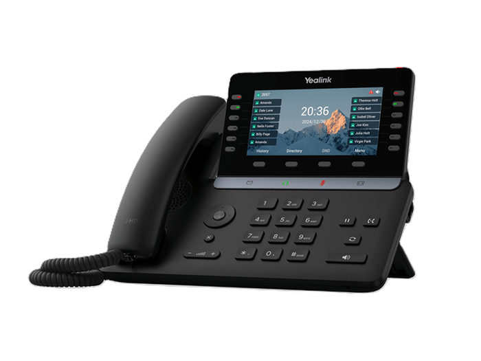 Yealink SIP-T85W (SBC READY) IP Phone, 5.5" Color Display, 16 SIP Accounts, HD Voice, Bluetooth 5.0, Wi-Fi 6, Dual USB, PoE, Linux 6.1