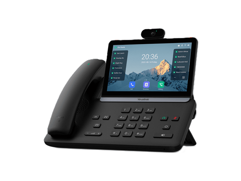 Yealink SIP-T88V Pro IP Phone, 7" Touchscreen, Android 13, HD Voice, Bluetooth Handset, Wi-Fi 6, Dual USB, PoE, Video Ready