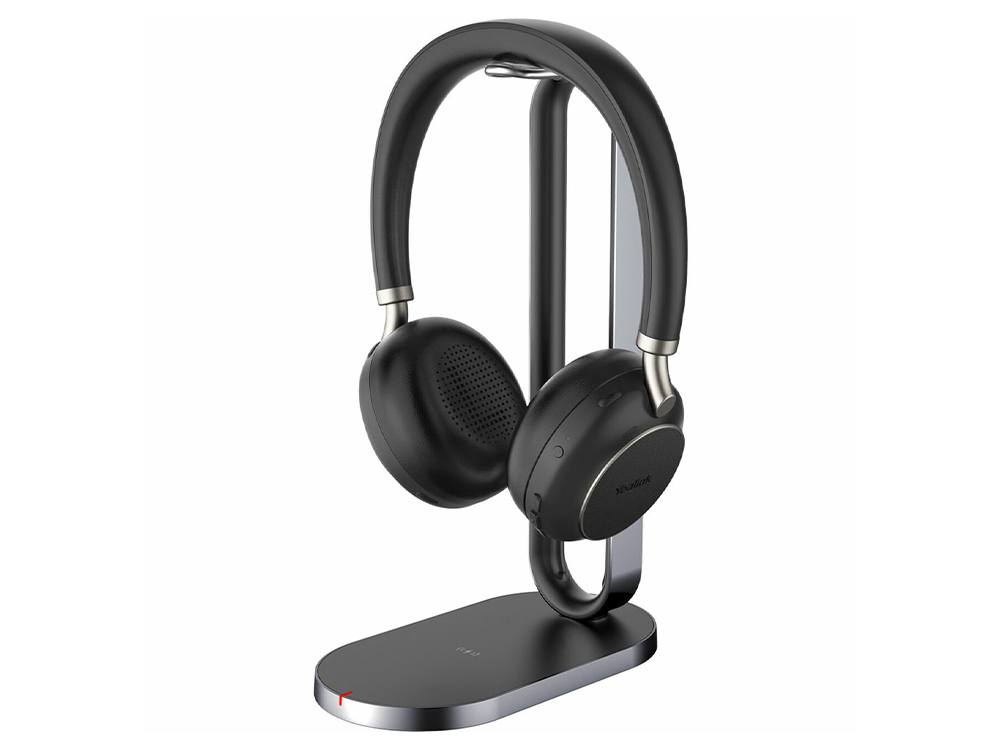 Yealink Wireless BH76 MS Stereo ANC Headset with Charge Stand + BT51 USB-C Dongle, Black, USB-C