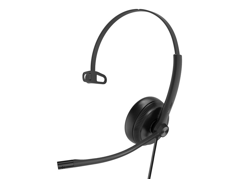 Yealink UH34-Special Edition Mono UC USB Headset, USB-C 3.5mm, Audio Clarity, Noise Cancelling Microphone, Leather Ear Cushions, YHC20 Controller