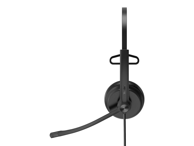 Yealink UH34-Special Edition Mono UC USB Headset, USB-A 3.5mm, Audio Clarity, Noise Cancelling Microphone, Leather Ear Cushions, YHC20 Controller