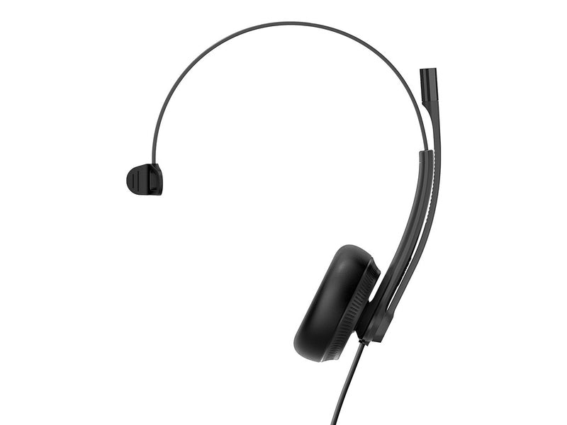 Yealink UH34-Special Edition Mono UC USB Headset, USB-A 3.5mm, Audio Clarity, Noise Cancelling Microphone, Leather Ear Cushions, YHC20 Controller