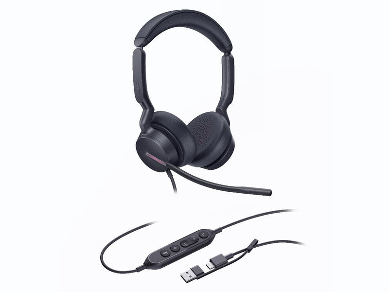 Yealink UH46 Dual UC USB-C/A Unified Communications USB Wired Headset