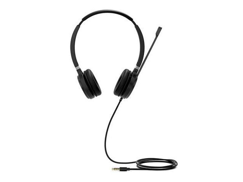 Yealink UHD362 Premium Wideband 3.5mm Dual Headset for Yealink IP Phones, Controller Not included, Noise-canceling, Comfortable Wear