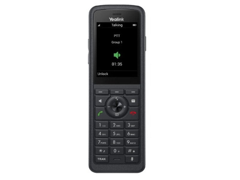 Yealink W59R-P Rugged DECT Handset Only, IP67, Bluetooth 5.2,dual-mic noise cancellation,21 hrs talk time,320 hrs standby, compatible W80/W90 multi