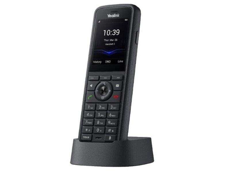 Yealink W59R-P Rugged DECT Handset Only, IP67, Bluetooth 5.2,dual-mic noise cancellation,21 hrs talk time,320 hrs standby, compatible W80/W90 multi