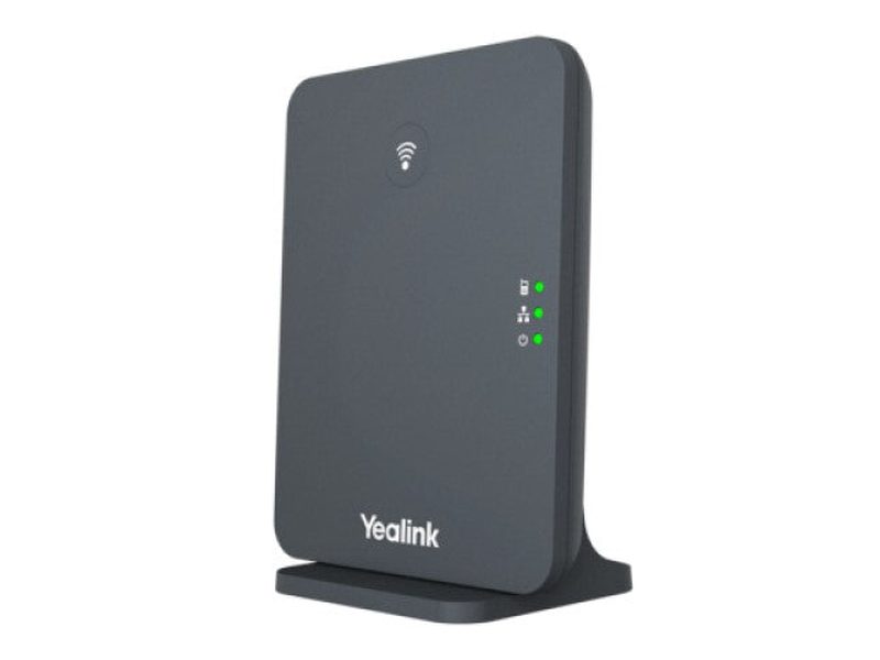 Yealink W70B Wireless DECT IP Base Station for Small and Medium-Sized Businesses, Pairing with up to 10 W73H/W57R/W59R, Up to 20 Simultaneous Calls