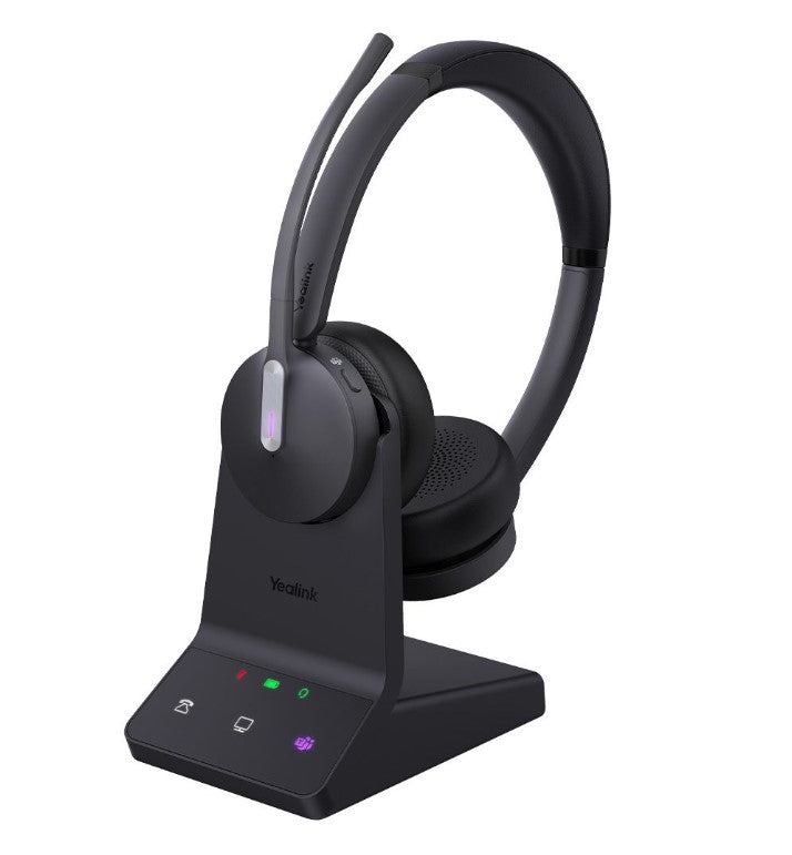 Yealink Bluetooth DECT WH64 MS Stereo Headset with Base Station