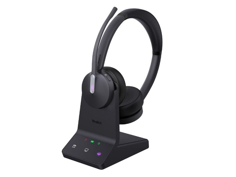 Yealink Bluetooth DECT WH64 UC Stereo Headset with Base Station