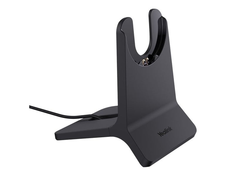 Yealink WH64 Hybrid Mono with Charging Stand DECT Wireless Headset, DECT & Bluetooth Hybrid Wireless 3-Mic Noise Cancellation, Dongle WDD60