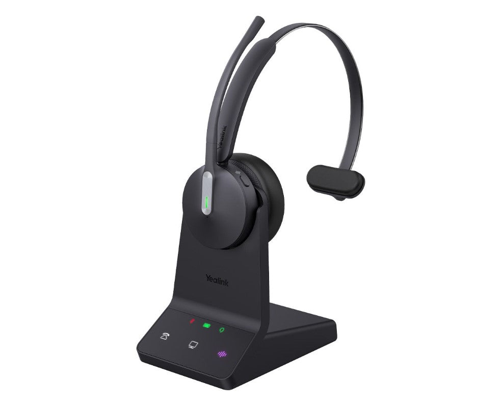 Yealink Bluetooth DECT WH64 MS Mono Headset with Base Station
