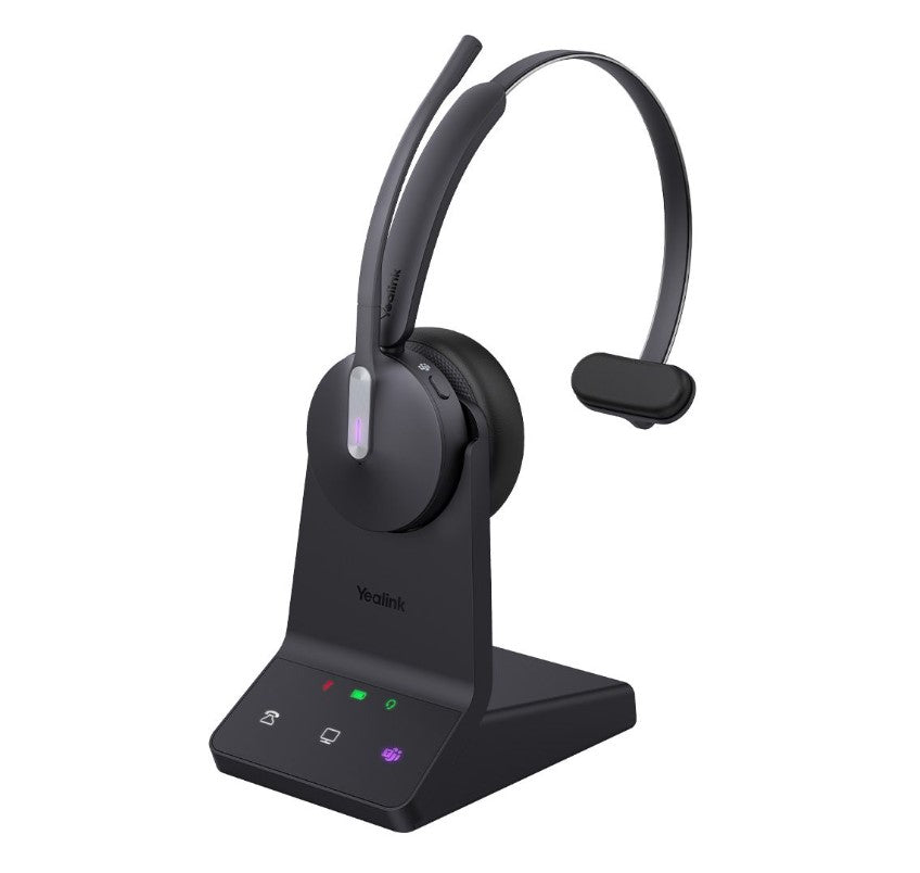 Yealink Bluetooth DECT WH64 UC Mono Headset with Base Station