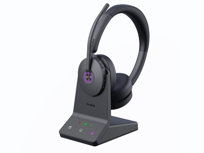 Yealink WH68 Dual Teams DECT & Bluetooth Wireless Technology, 4-Mic Hybrid ANC, 4-Mic Noise Cancellation, All-Day-Wearing Comfort