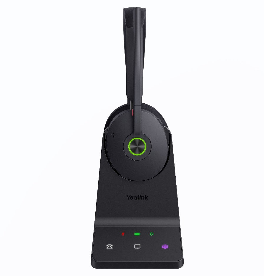 Yealink Bluetooth DECT WH68 UC Headset, 4-Mic for Hybrid ANC, 4-Mic Noise Cancellation