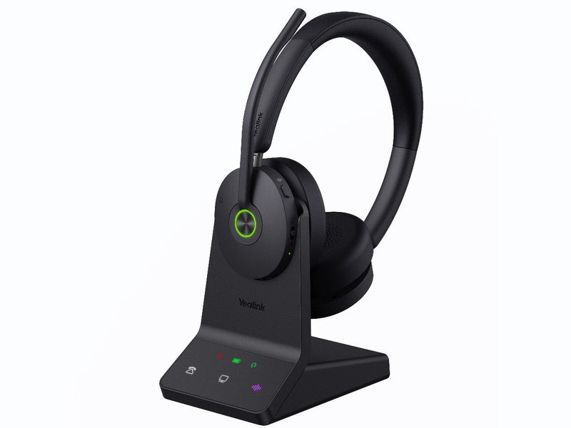 Yealink WH68 Dual UC DECT & Bluetooth Wireless Technology, 4-Mic Hybrid ANC, 4-Mic Noise Cancellation, All-Day-Wearing Comfort