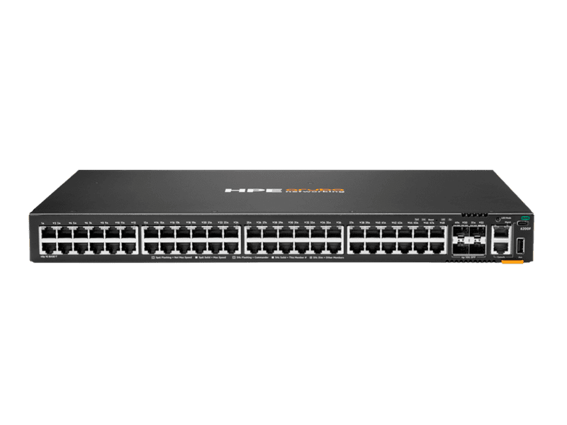 HPE Aruba Networking CX 6200F 48G 4SFP+ Switch