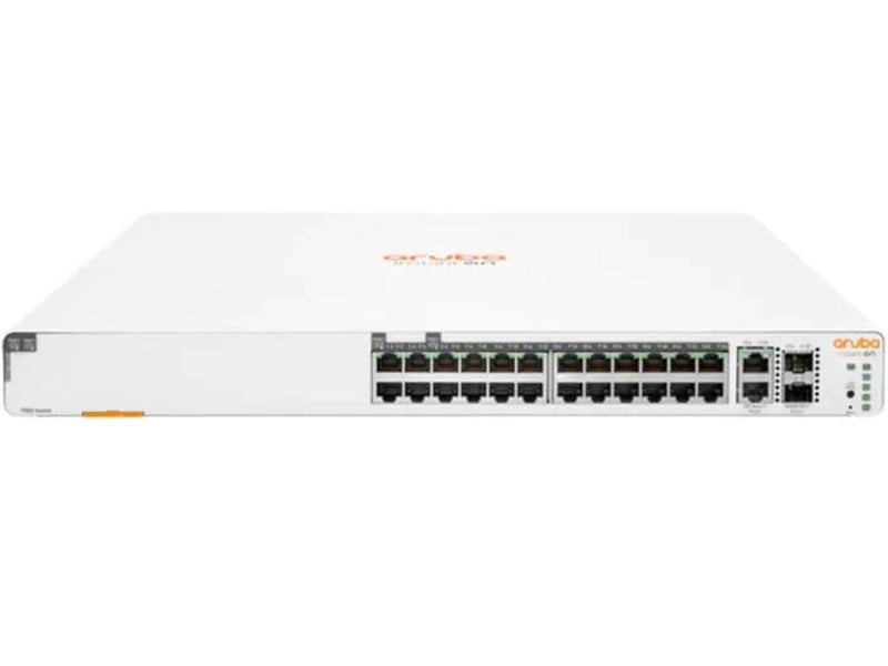 HPE JL807A Aruba Instant On 1960 24-Port 370W Manageable Gigabit PoE Switch w/ 2x10G SFP+