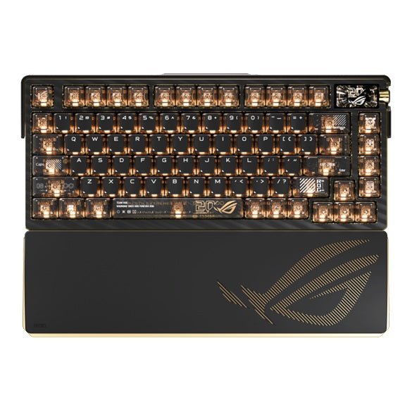ASUS ROG Azoth Extreme 20th Anniversary Edition 75% Wireless Gaming Keyboard - NX Snow Switches
