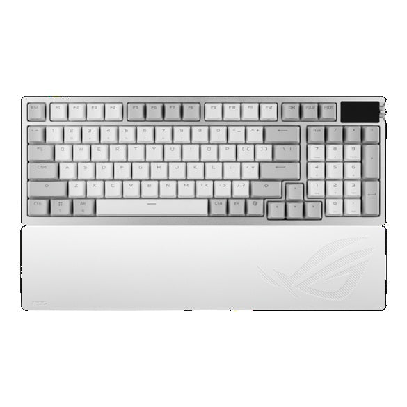 ASUS ROG Azoth 96 HE Lite Wireless Magnetic OLED Gaming Keyboard - White