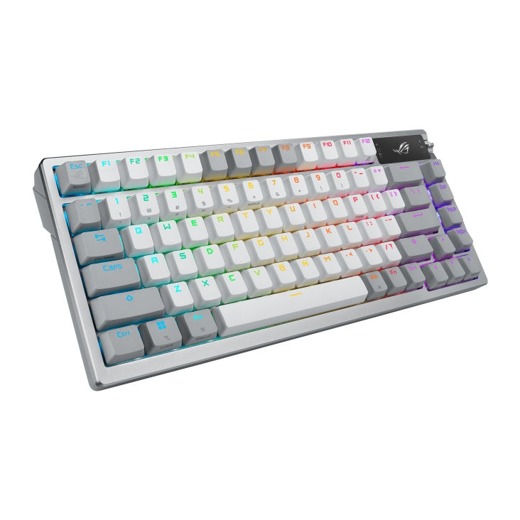 ASUS ROG Azoth Wireless Mechanical Gaming Keyboard - NX Snow Switches, White