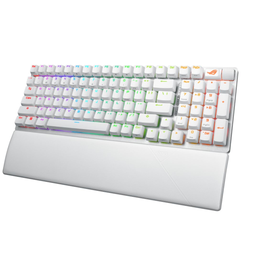 ASUS ROG Strix Scope II 96 Wireless Gaming Keyboard - NX Snow Switches, White