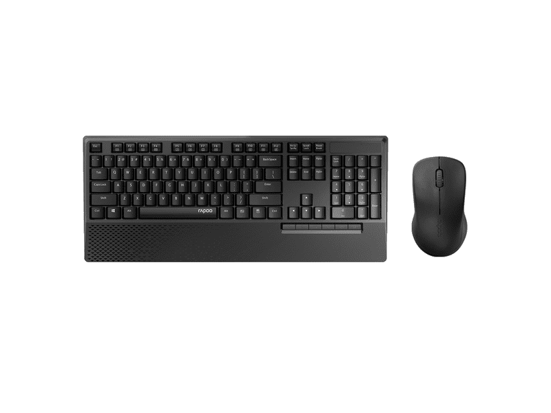 RAPOO X1960 Wireless Mouse and Keyboard Combo with Palm Res
